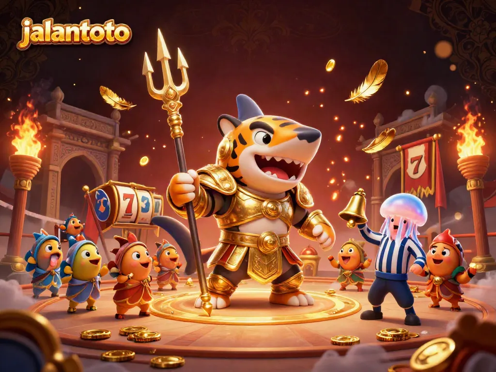 Experience thrilling excitement at jalantoto with dynamic slot games featuring golden tridents and jackpots.
