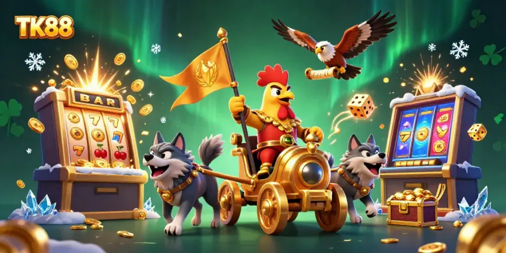 Experience winning thrills at TK88 with a dynamic casino adventure featuring vibrant game elements and exciting characters.