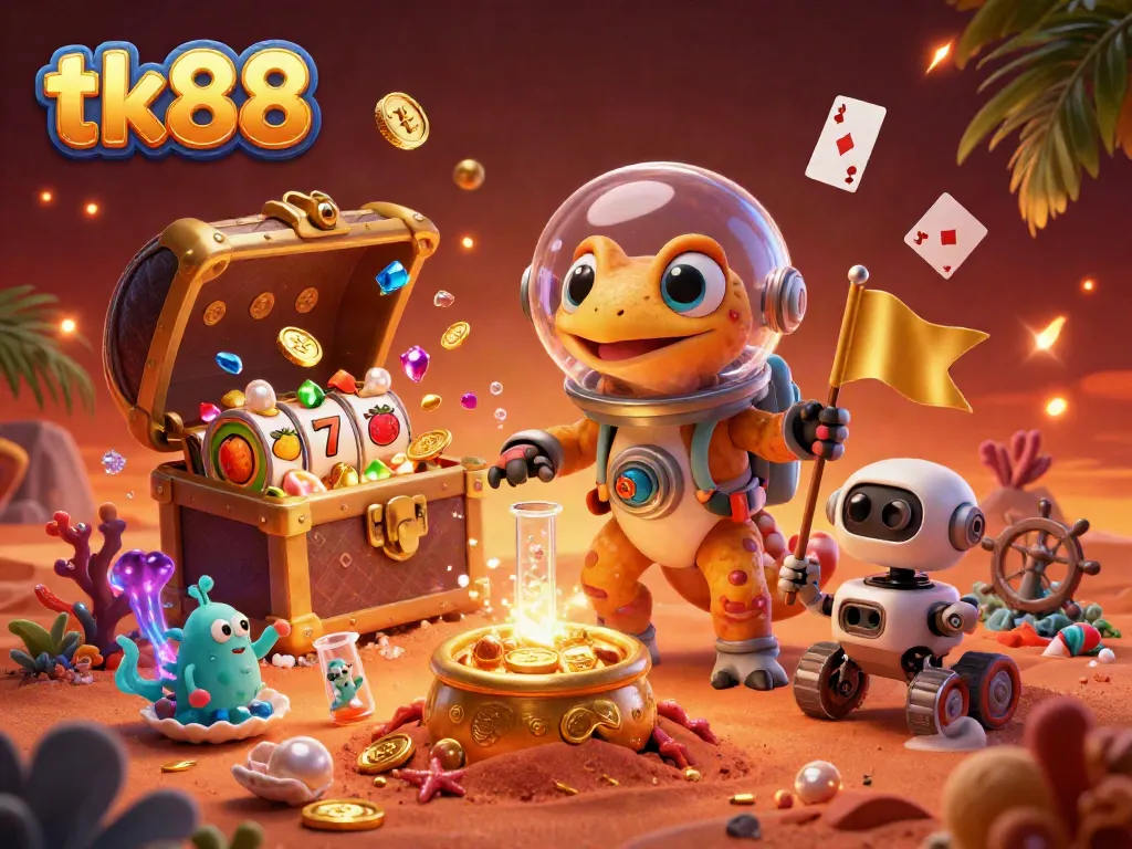 Engage with tk88's latest 3D casino adventure, featuring vibrant slots and endless treasure!