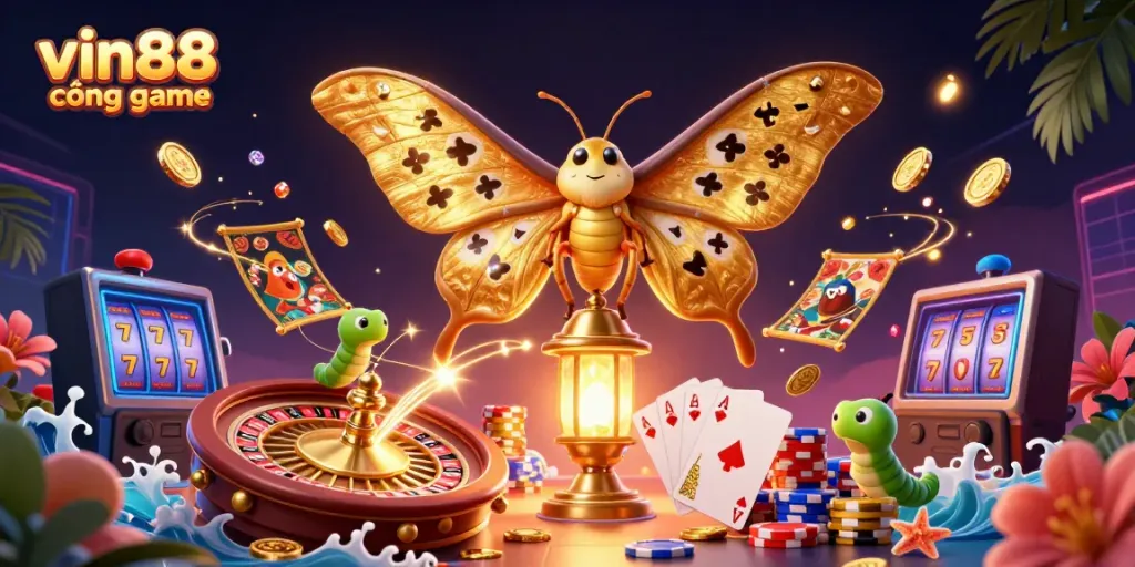 Experience thrilling gameplay at vin88 cổng game with vibrant casino elements and enchanting characters.