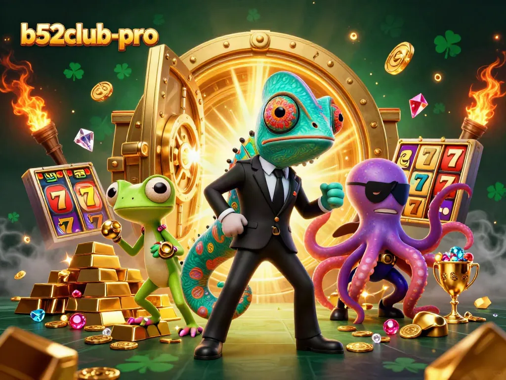 Experience the thrill of b52club-pro with vibrant casino-themed action in stunning 3D