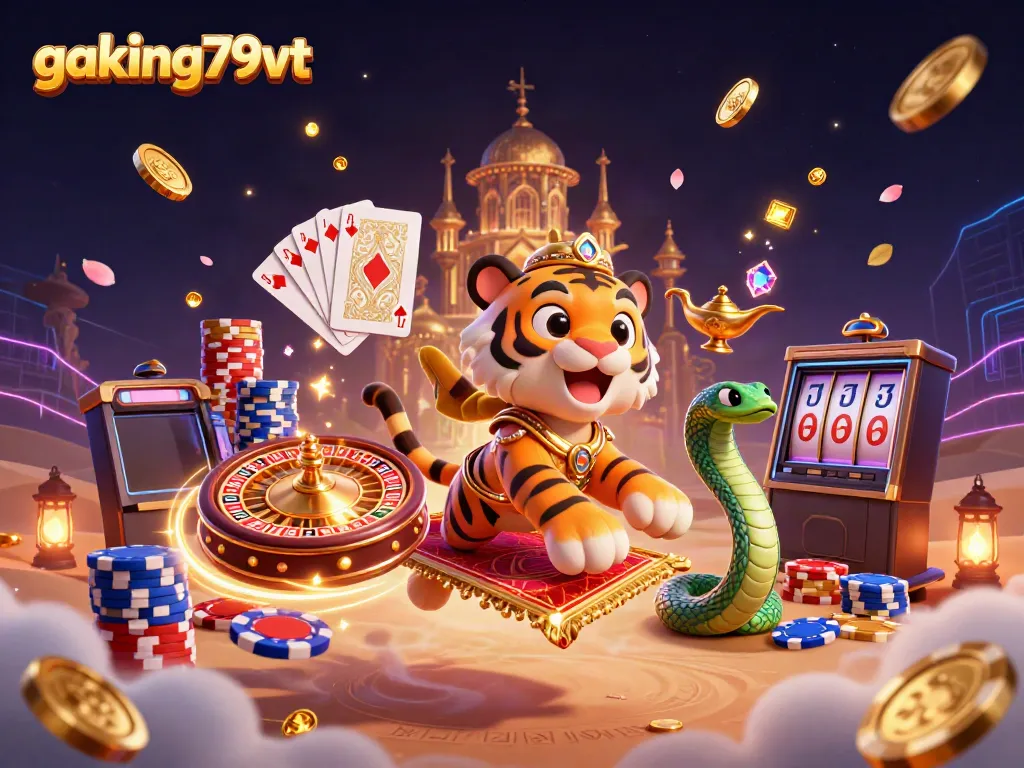 Engage with thrilling betting action at gaking79vt with vibrant casino elements and dynamic characters.
